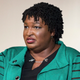 Image for article titled Cold Panic Grips Stacey Abrams As Trump Begins Delivering Speech Almost Identical To One She Wrote